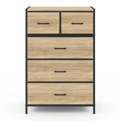 Commode 5 tiroirs en tissu industrielle