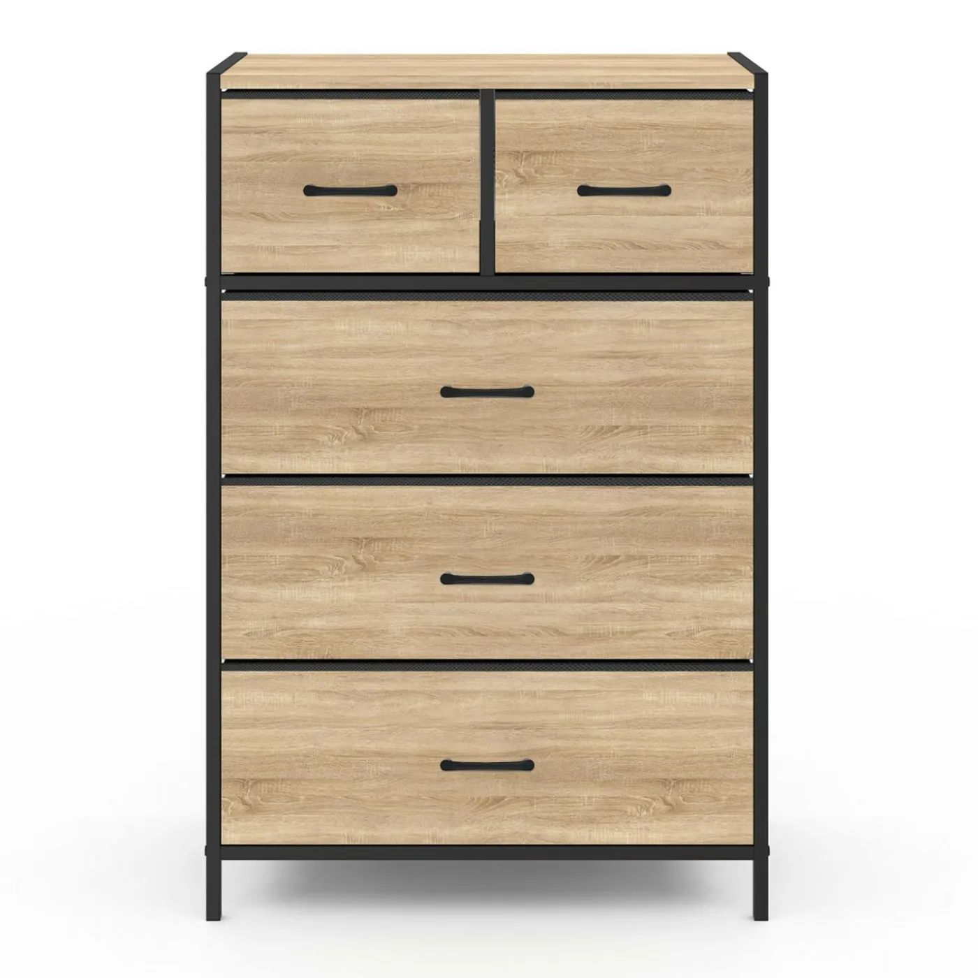 Commode 5 tiroirs en tissu industrielle