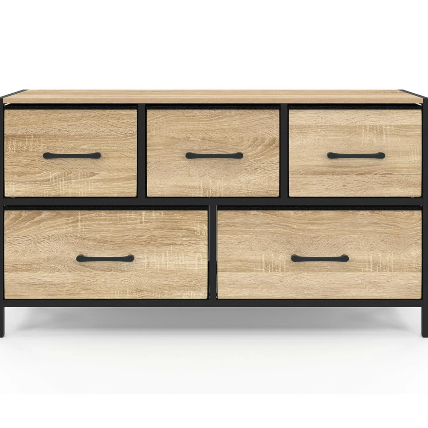 Commode industrielle design 5 tiroirs
