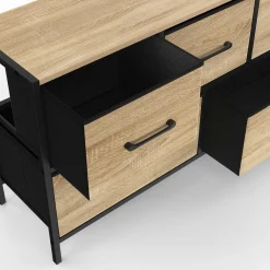 Commode industrielle design 5 tiroirs