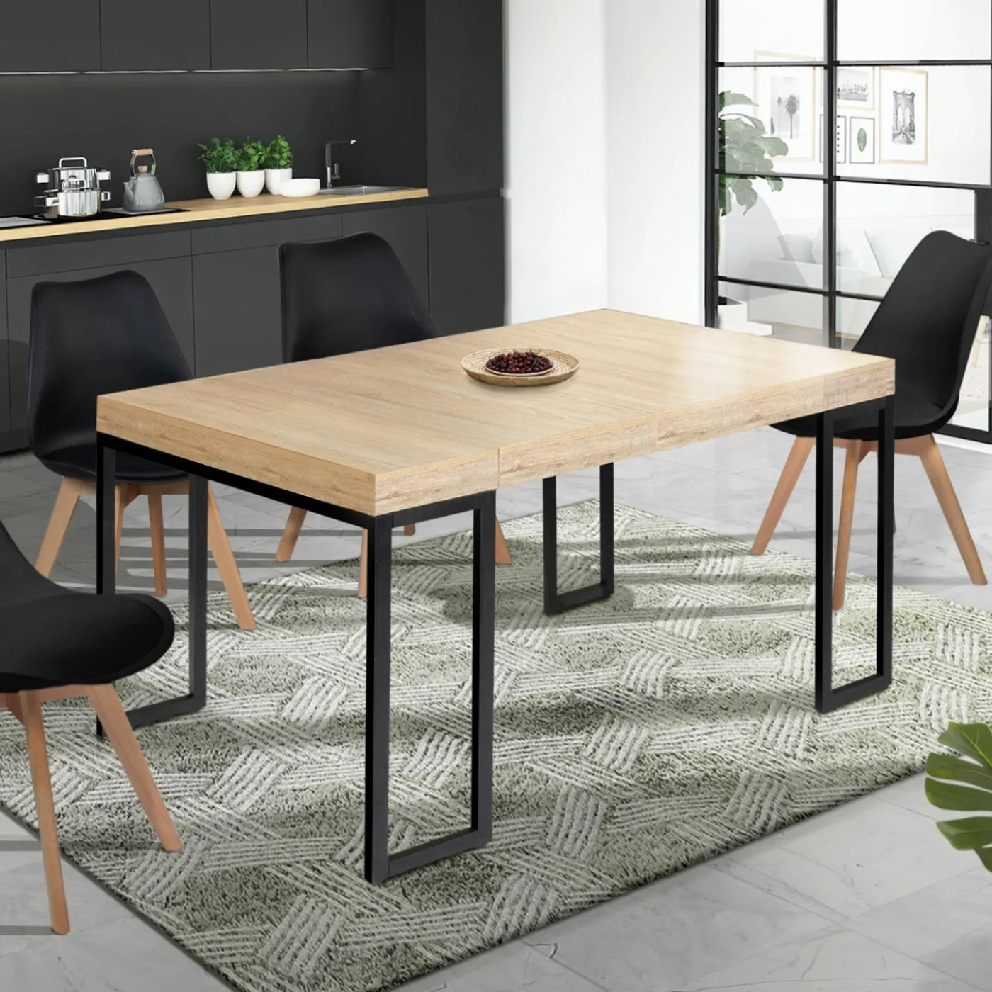 Console extensible industrielle 140 cm