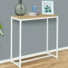 Console industrielle bois et métal blanc