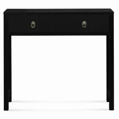 Console noire style asiatique 1 tiroir