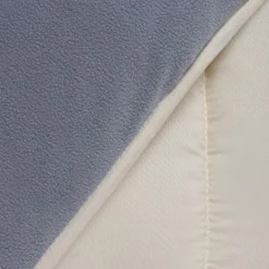 Couette bicolore 220x240 gris et crème