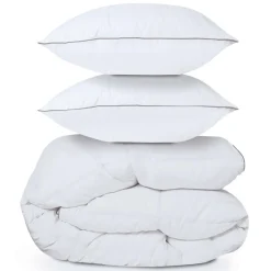 Couette 240x220 + 2 oreillers en plume d’oie