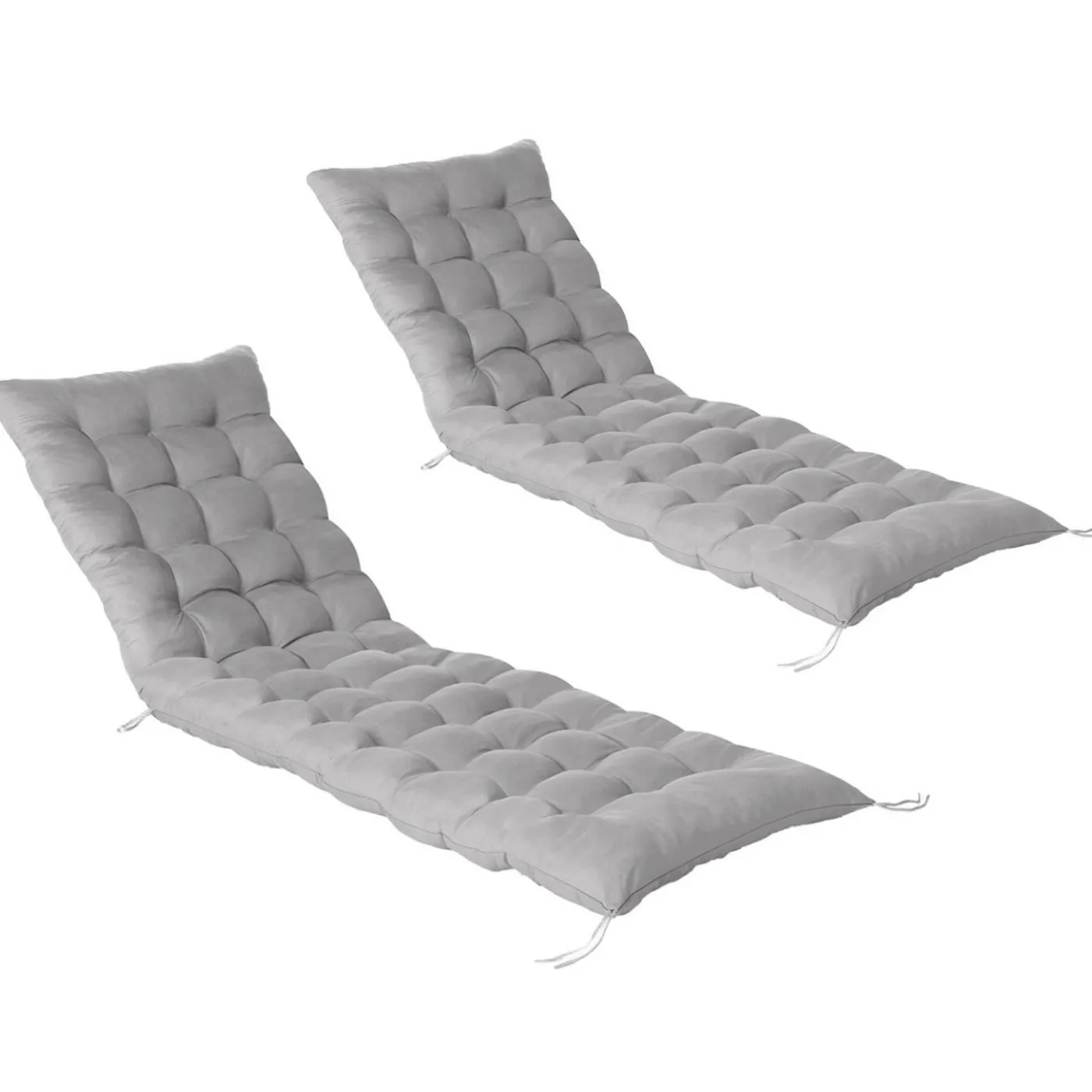 Coussin bain de soleil transat gris 180 cm