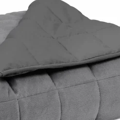 Couverture lestée 7kg 150x200 cm gris clair et gris foncé