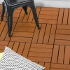 Dalles composite clipsables 30x30 CM imitation teck