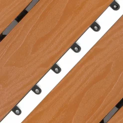 Dalles composite clipsables 30x30 CM imitation teck