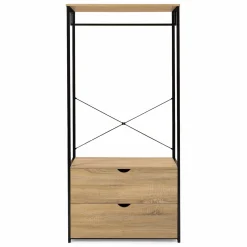 Dressing industriel 2 tiroirs 80 cm