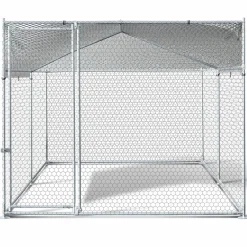 Enclos poules 2x4m acier galvanisé
