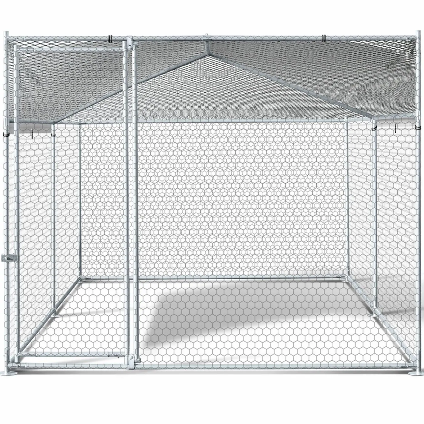 Enclos poules 2x4m acier galvanisé