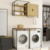 Ensemble pour machine à laver et sèche-linge design industriel
