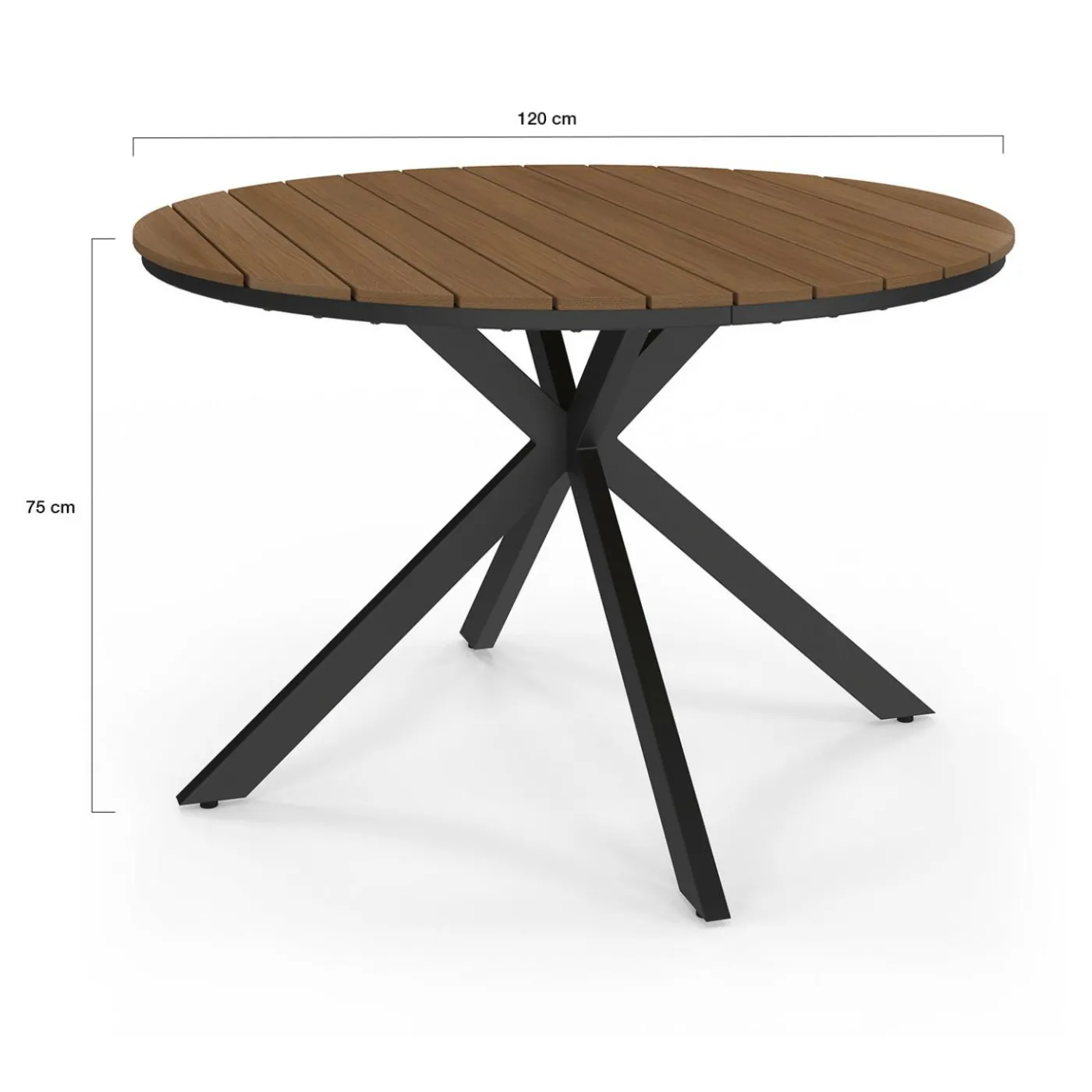 Ensemble table et chaises salon de jardin 6 personnes