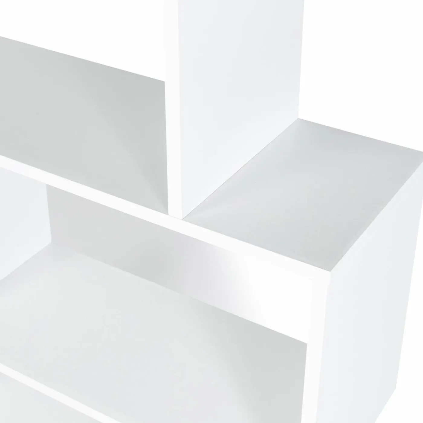 Etagère blanche en S 6 niveaux