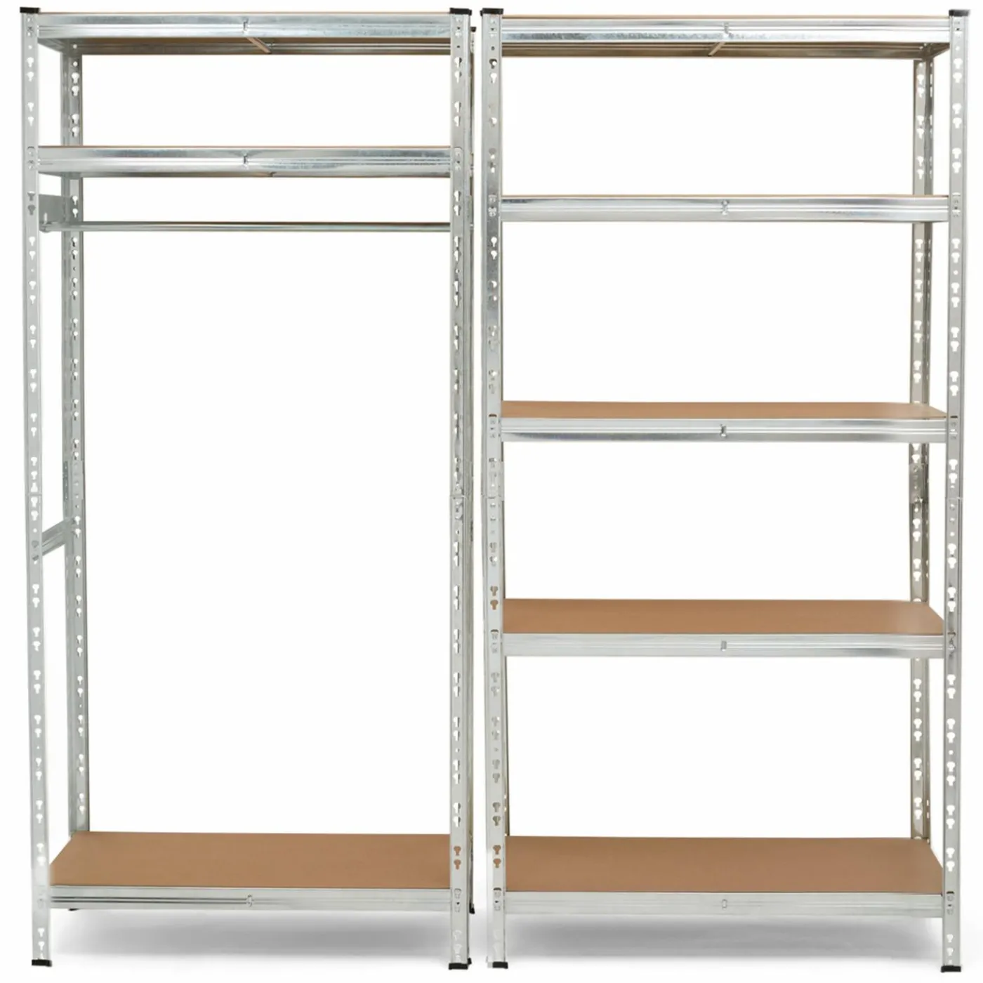 Etagère charge lourde 8 plateaux avec vestiaire