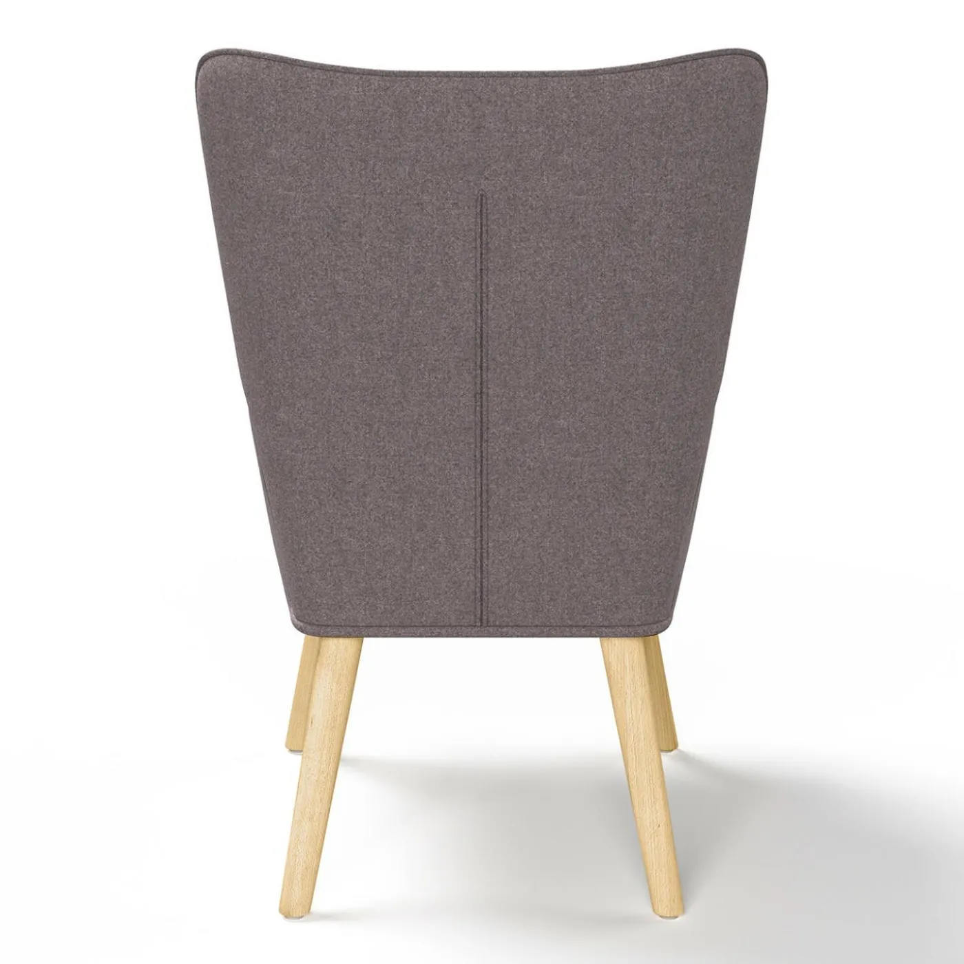 Fauteuil en tissu gris, blanc et noir style scandinave