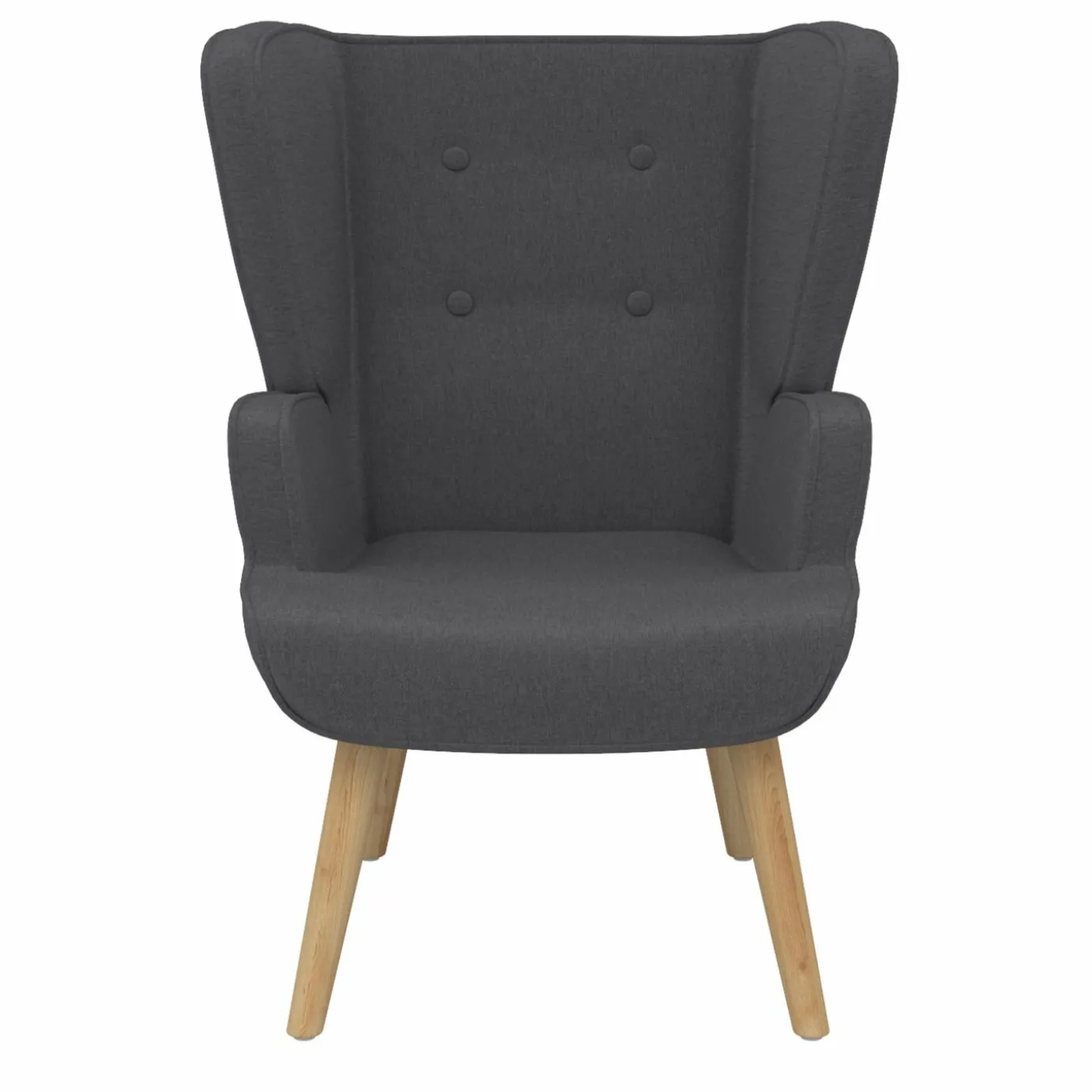 Fauteuil scandinave confortable gris
