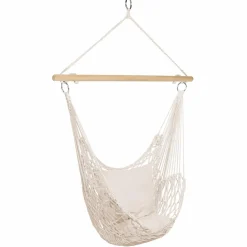 Fauteuil suspendu macramé