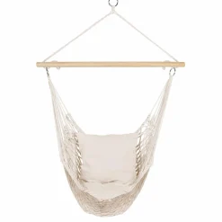 Fauteuil suspendu macramé