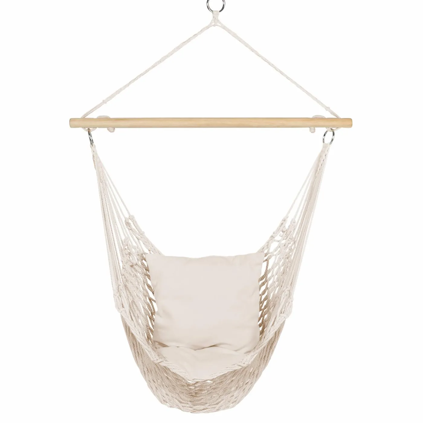 Fauteuil suspendu macramé
