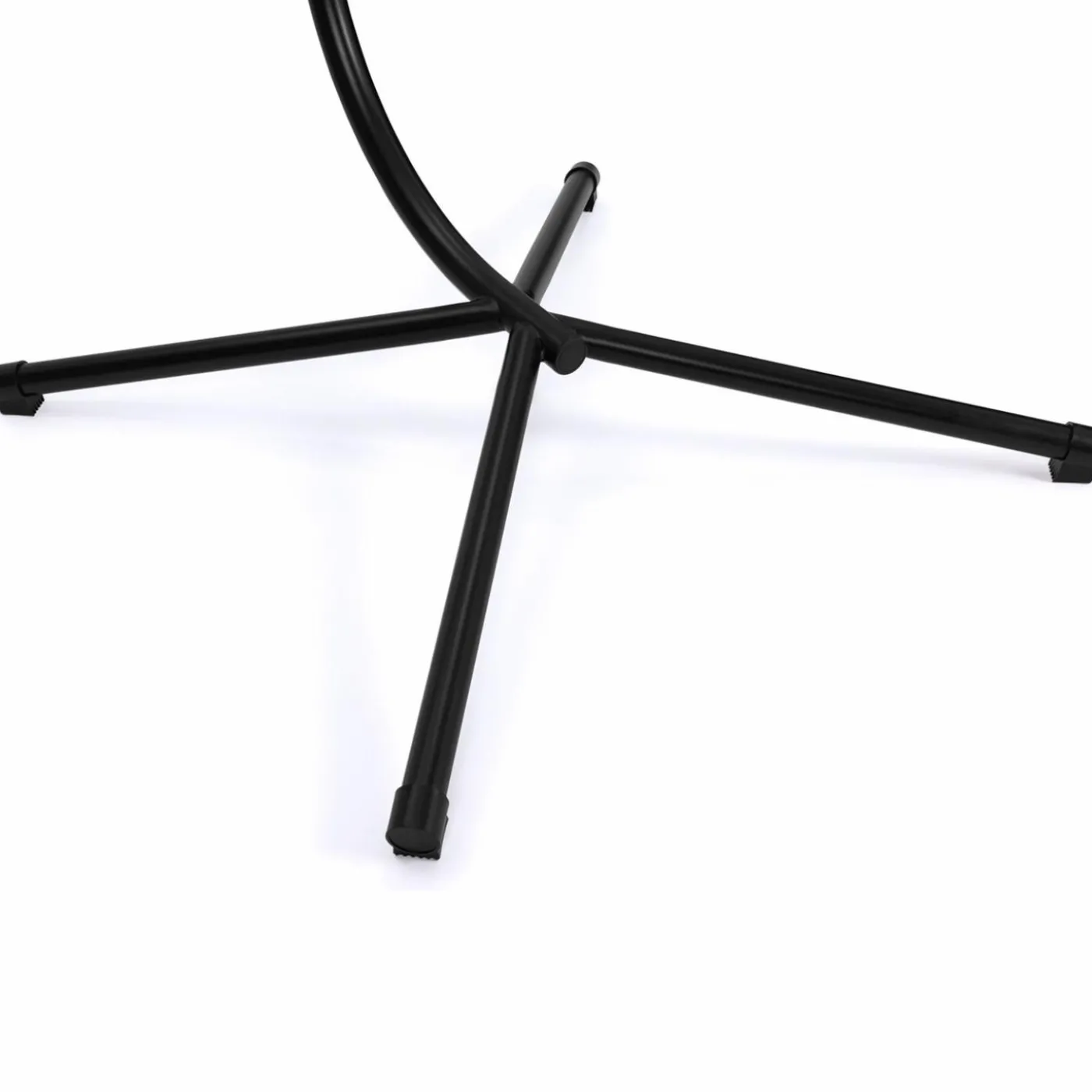 Fauteuil œuf suspendu effet rotin avec coussins gris