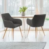 Fauteuils scandinaves gris anthracite