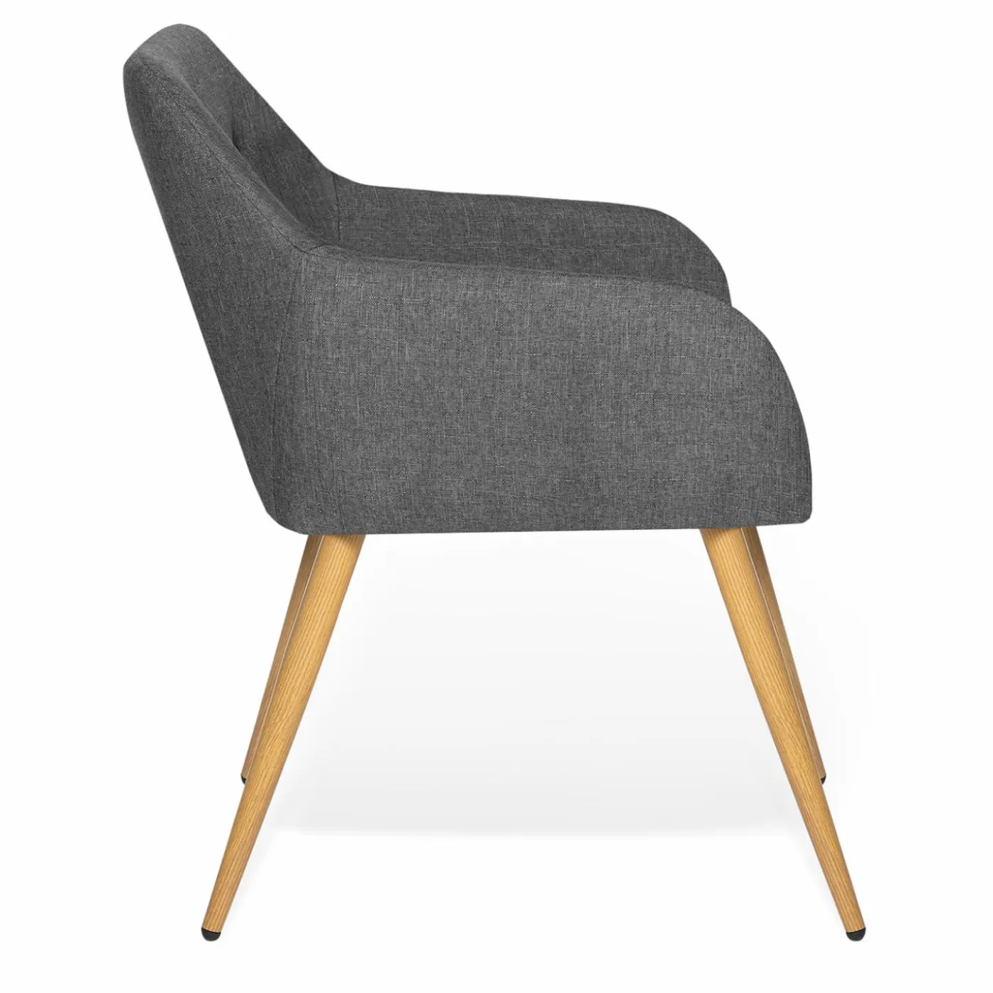 Fauteuils scandinaves gris anthracite