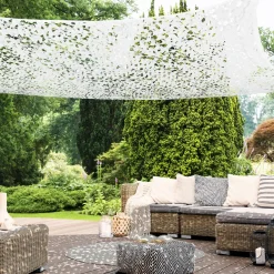 Filet camouflage blanc 3x4m