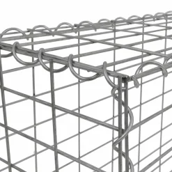Gabions pour pierre (jardin) 100 x 30 x 30 cm : lot de 2