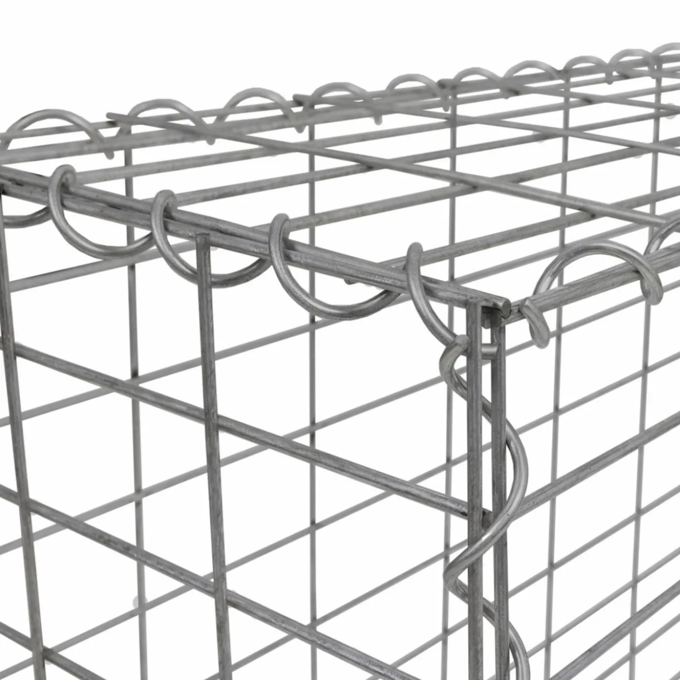 Gabions pour pierre (jardin) 100 x 30 x 30 cm : lot de 2
