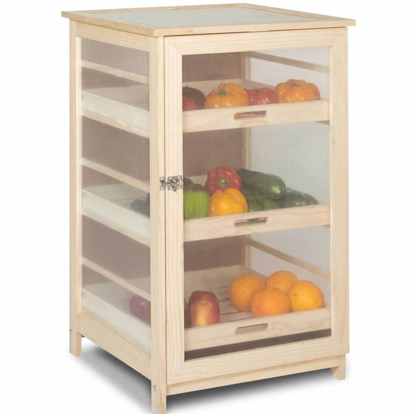 Garde-manger bois pour fruits et légumes