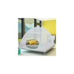 Grande moustiquaire dôme pop-up 195x180 cm pour lit