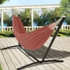 Hamac terracotta avec support métal