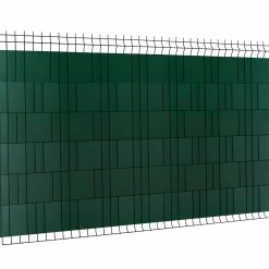 Lamelles occultantes PVC vert 35m pour grillage rigide