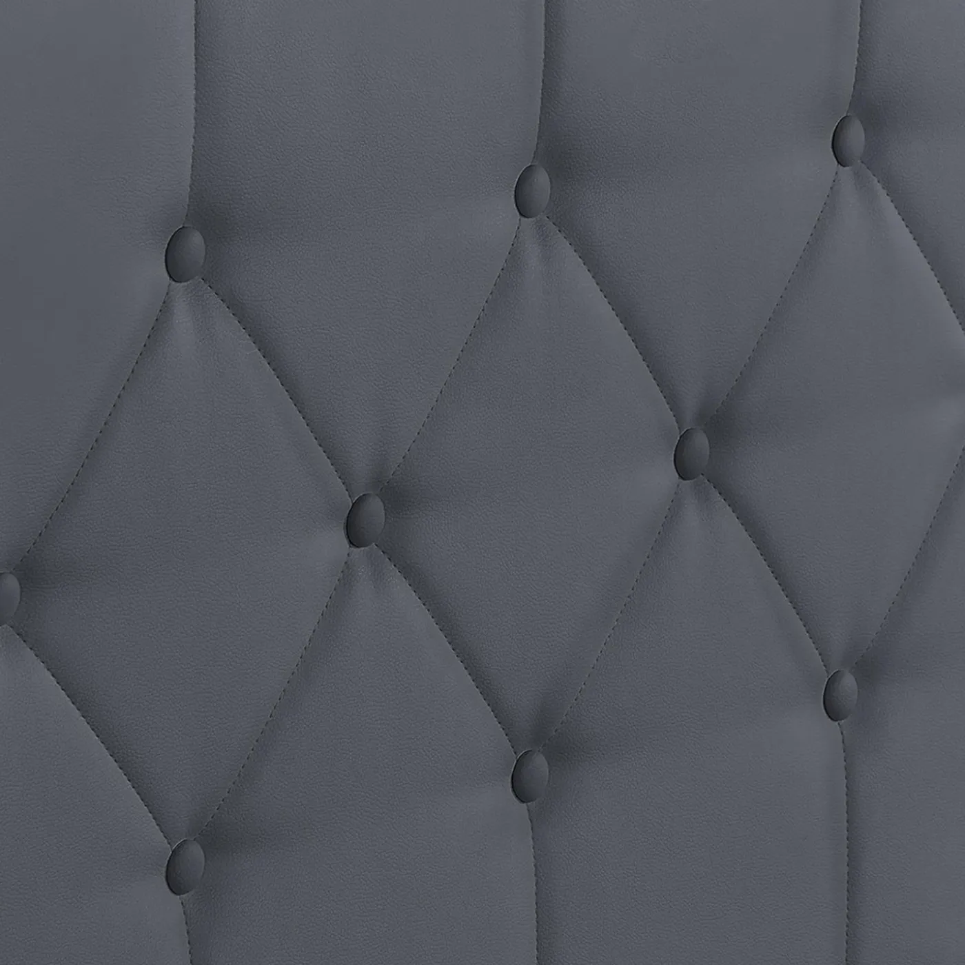 Lit coffre avec tête de lit gris 160x200 cm