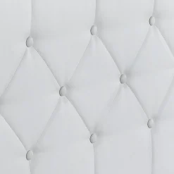 Lit coffre blanc 140x190 cm