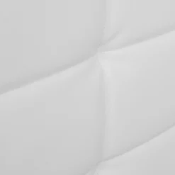 Lit double blanc 140x190 cm avec sommier