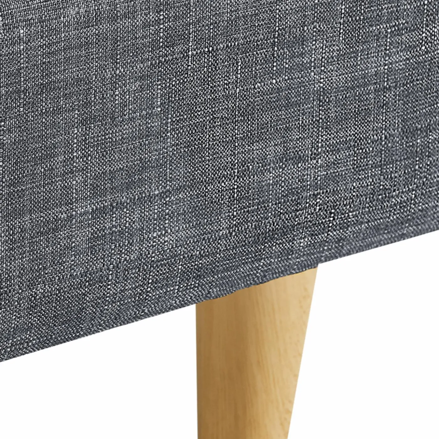 Lit scandinave 140x190 cm gris