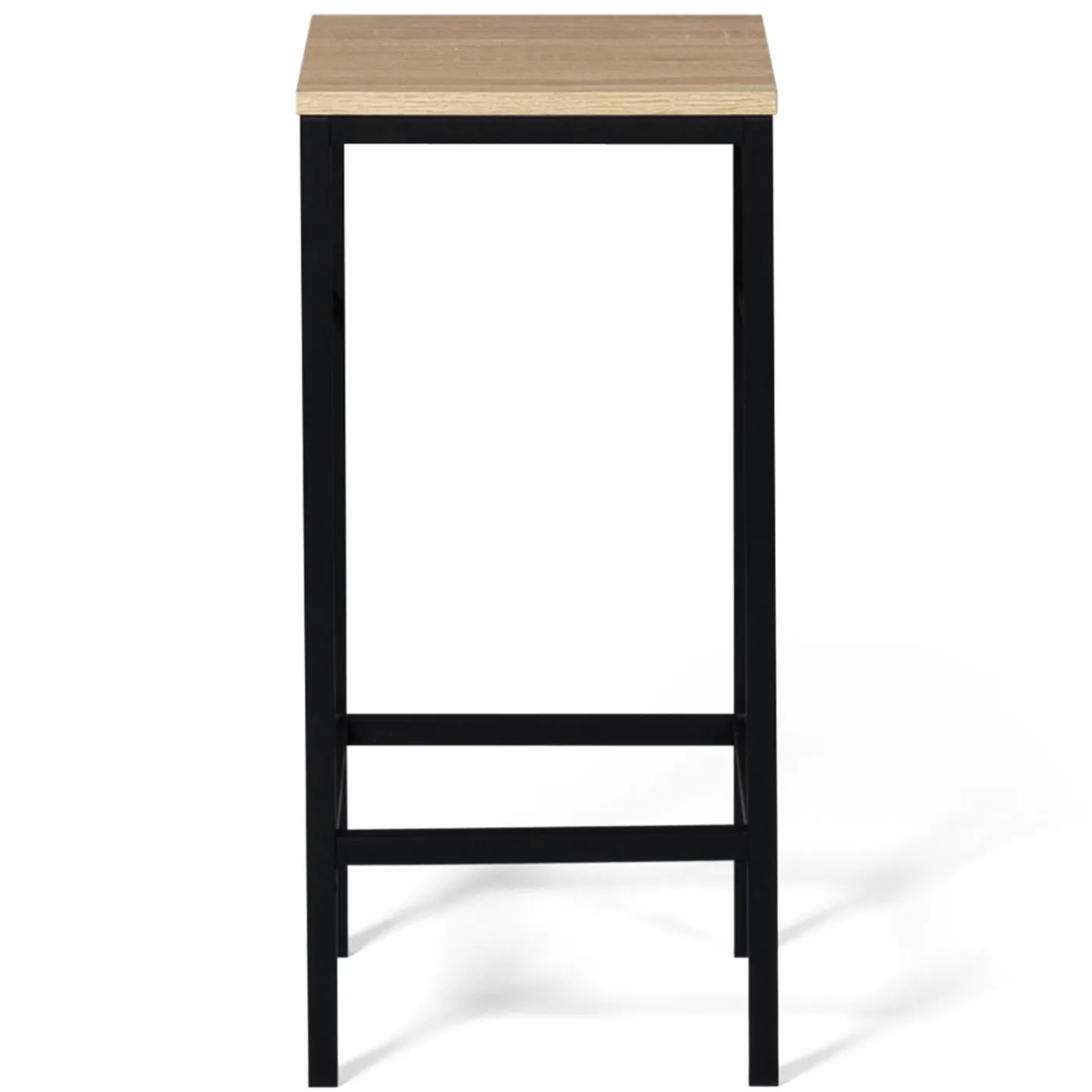 Lot 2 tabourets de bar style industriel bois et métal