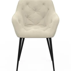Lot chaises et fauteuils de table beige