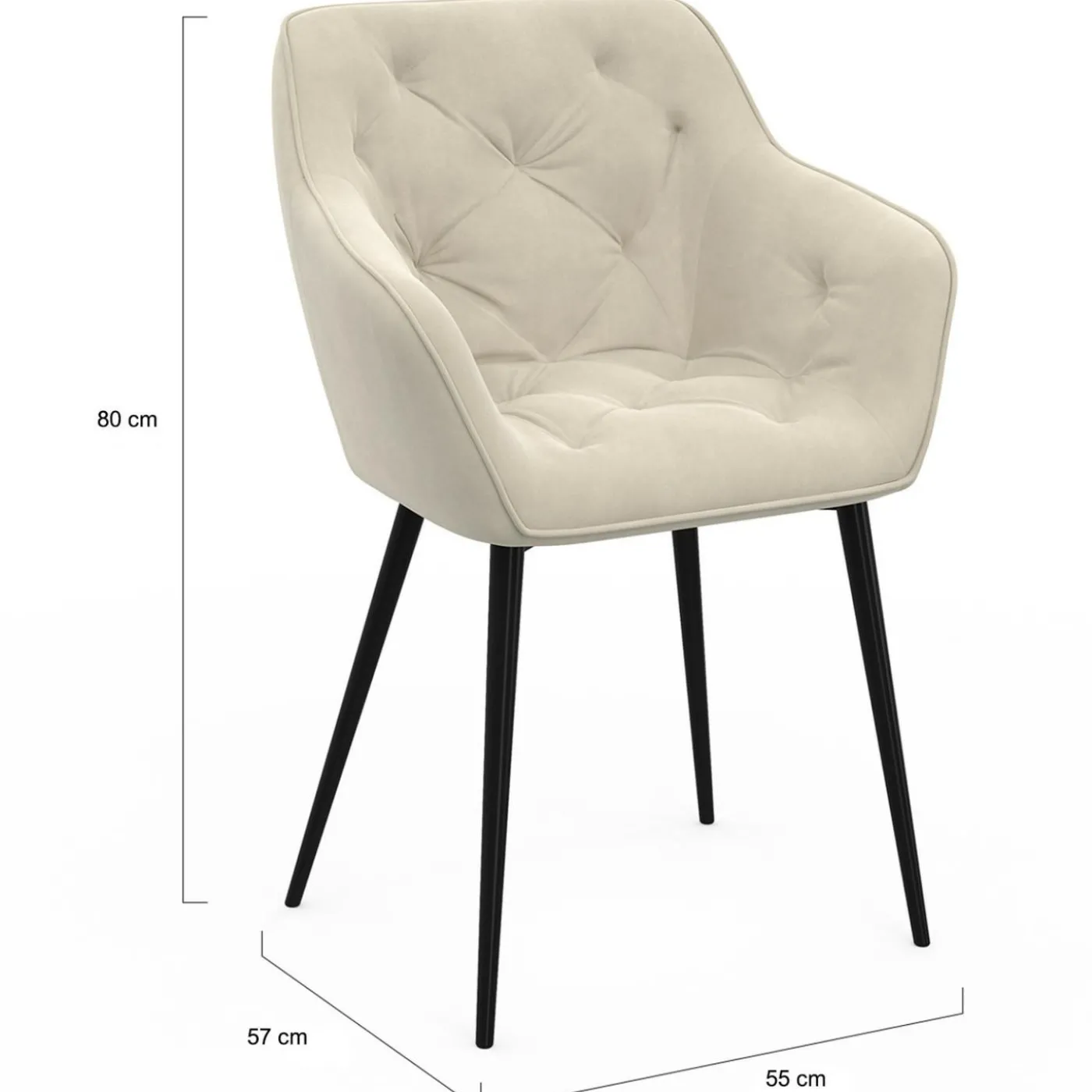 Lot chaises et fauteuils de table beige
