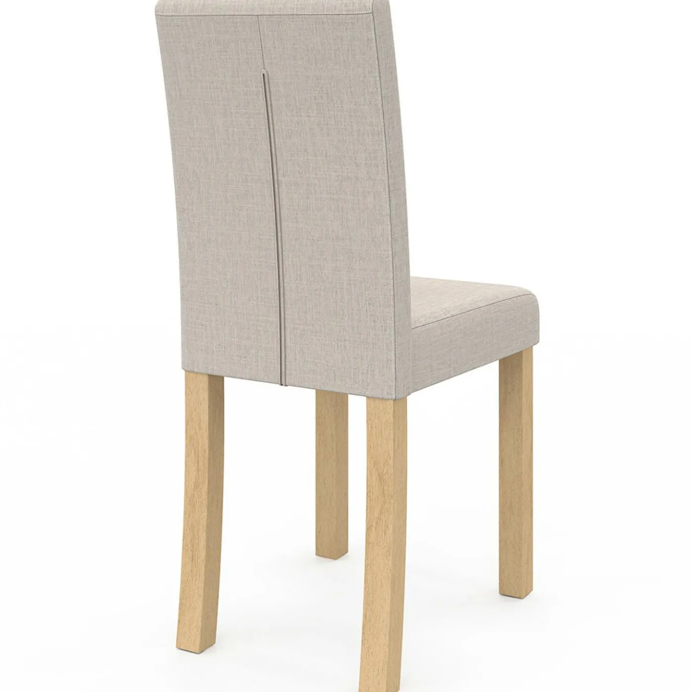 Lot de 6 chaises capitonnées tricolore taupe, beige et marron