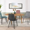 Lot de 4 chaises en velours plusieurs couleurs