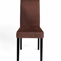 Lot de 6 chaises marron vintage