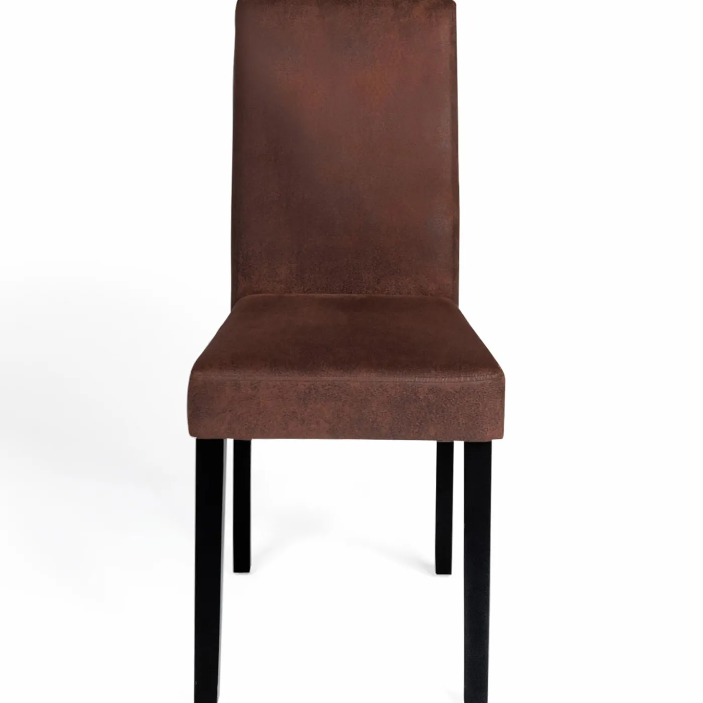 Lot de 6 chaises marron vintage