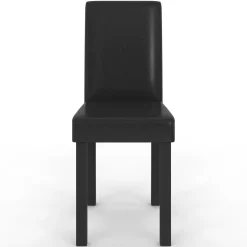 Lot de 6 chaises noires design