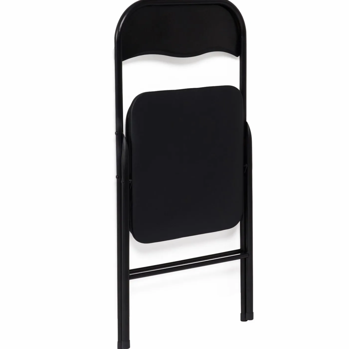 Lot de 4 chaises noires pliantes d’intérieur