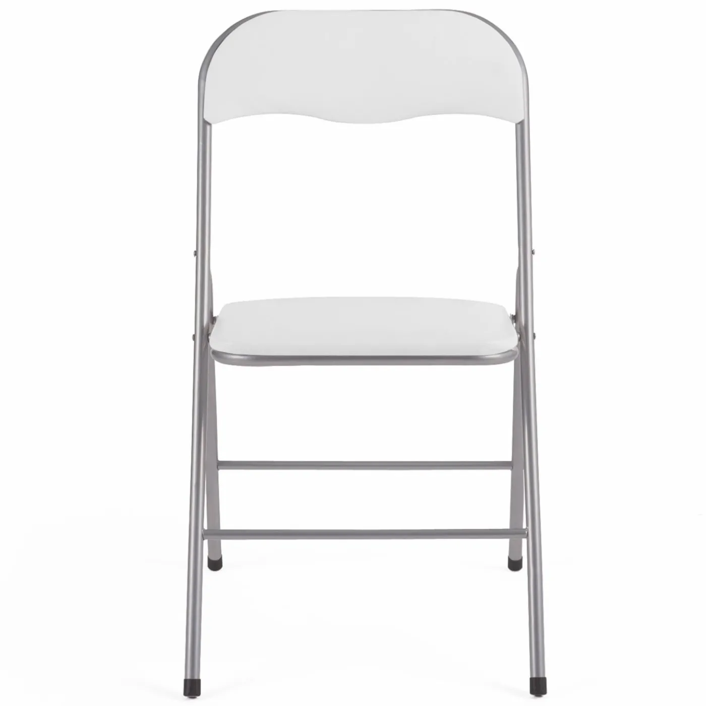 Lot de 6 chaises pliantes blanches d’intérieur