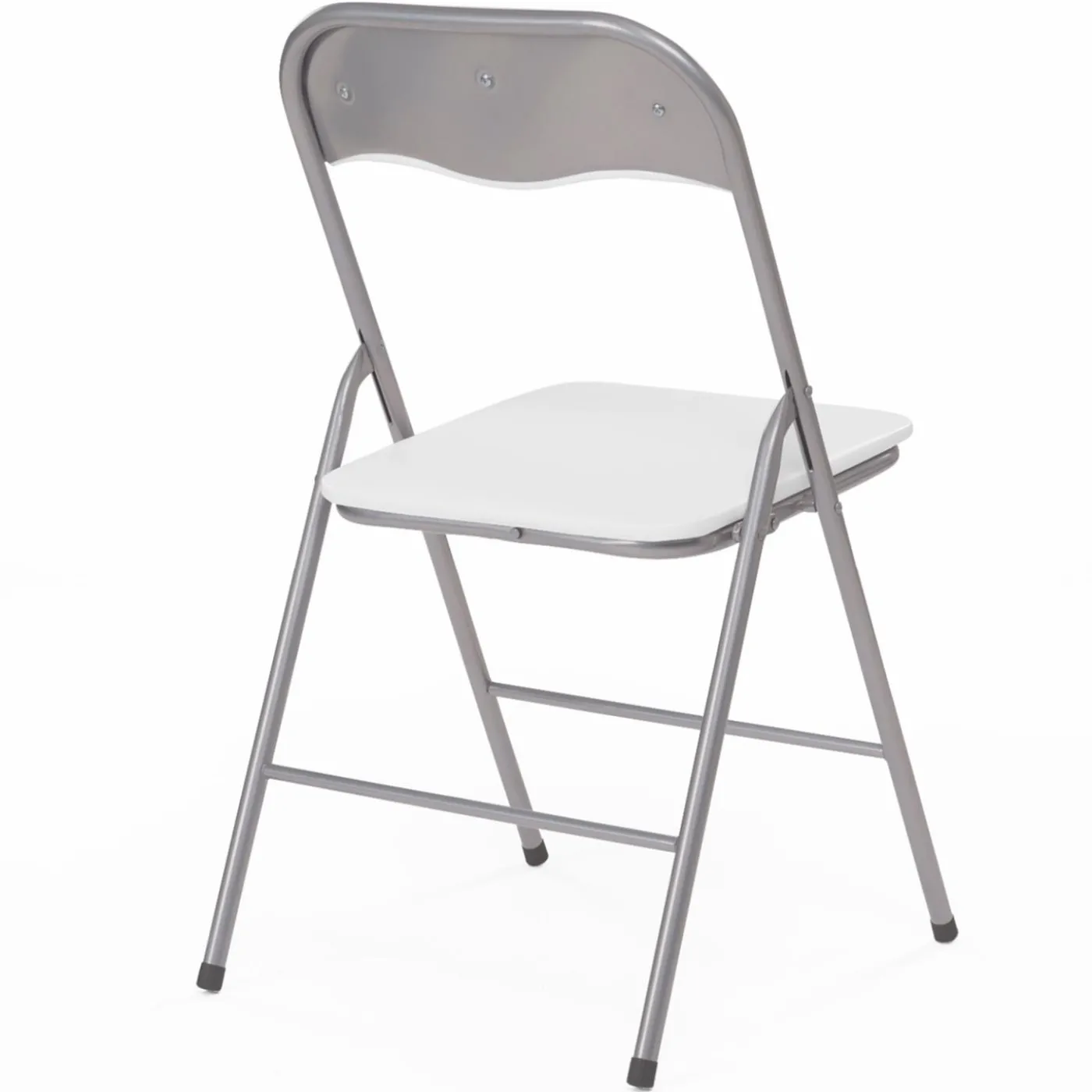 Lot de 6 chaises pliantes blanches d’intérieur